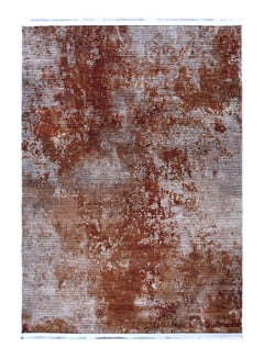 MERINOS Sondos Collection Contemporary Area Rug Brown/White 140 x 200cm  - Image 1