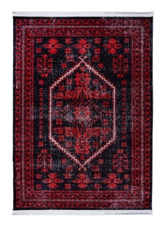 MERINOS Sondos Collection Contemporary Area Rug Red/Black 140 x 200cm  - Image 1