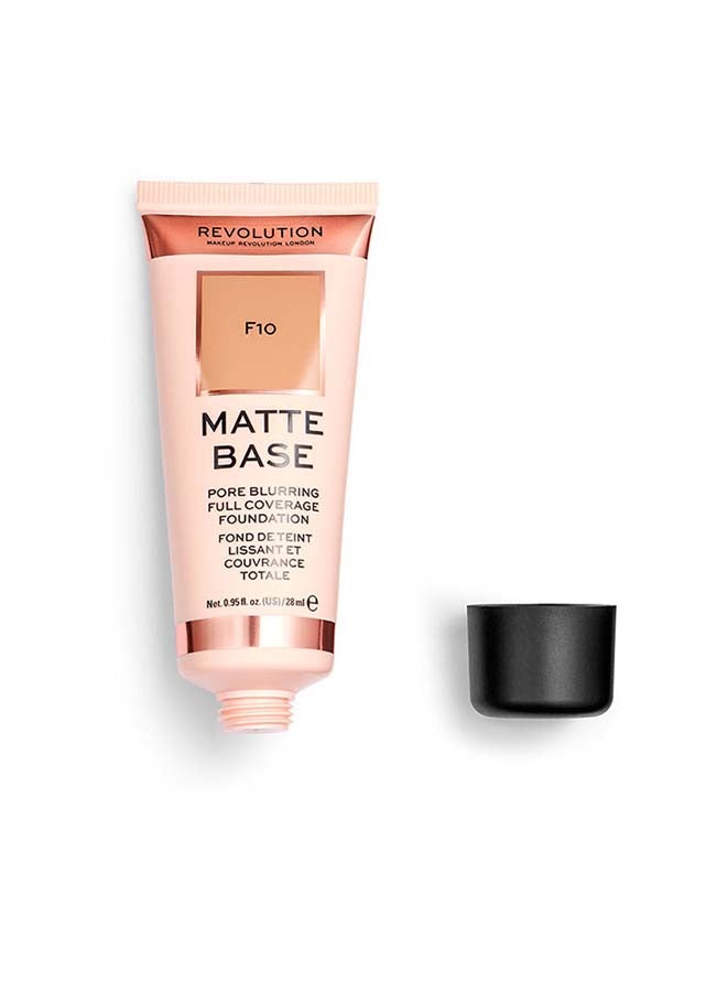 REVOLUTION - Matte Base Foundation F10 - Image 1