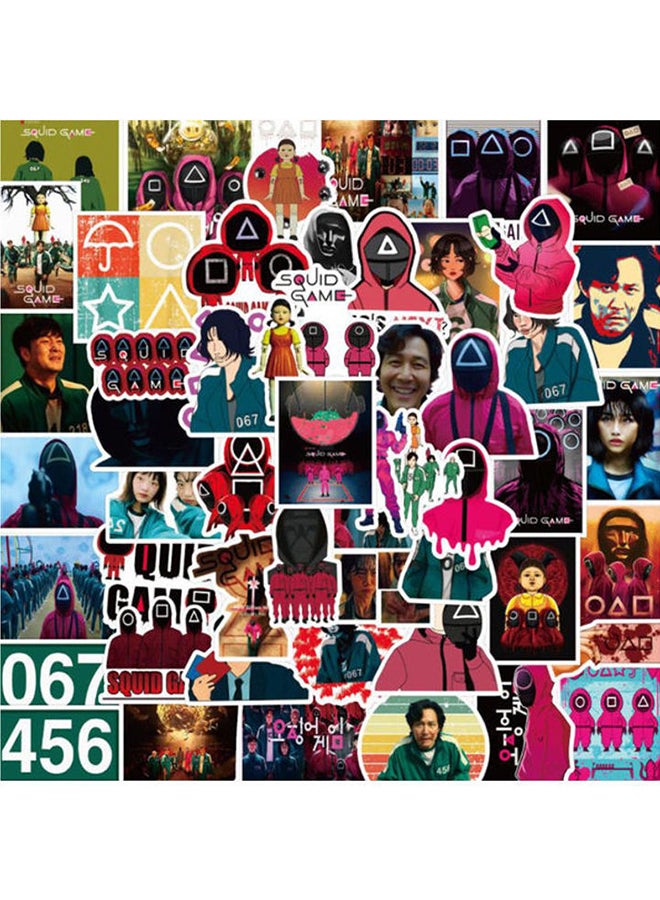 Squid Game Stickers-50PCS 5x8cm
