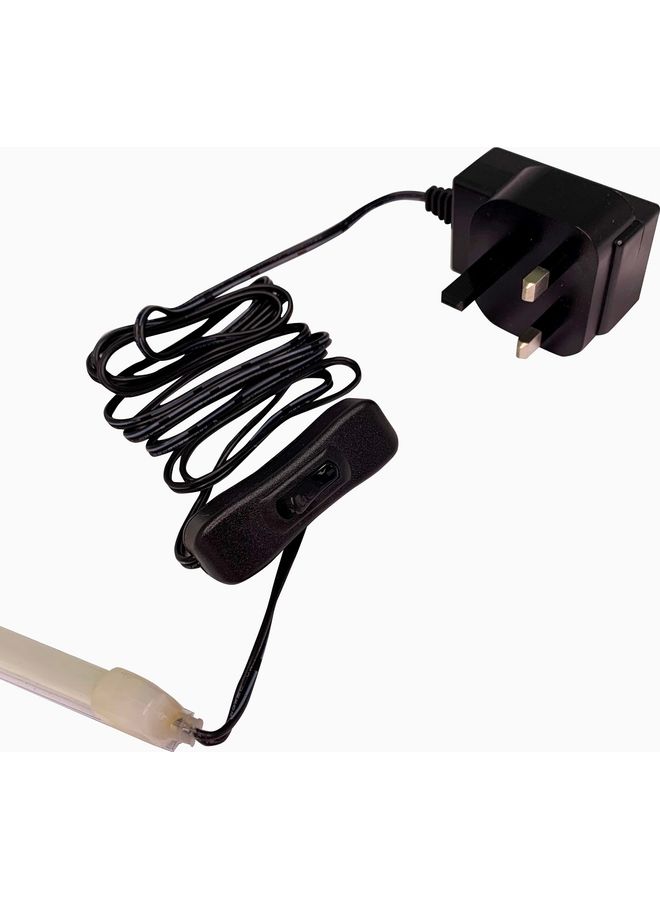 سلة مصباح LED مرن بلون نيون أحمر 30 x 20سم - Image 3