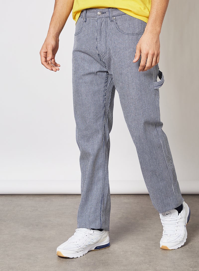 The Hundreds - Sycamore Striped Pants Indigo - Image 1