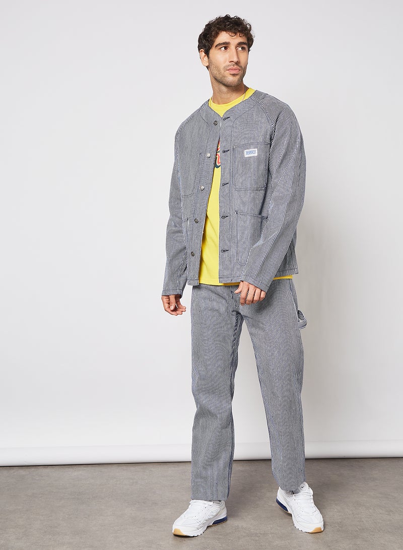 The Hundreds - Sycamore Striped Pants Indigo - Image 1