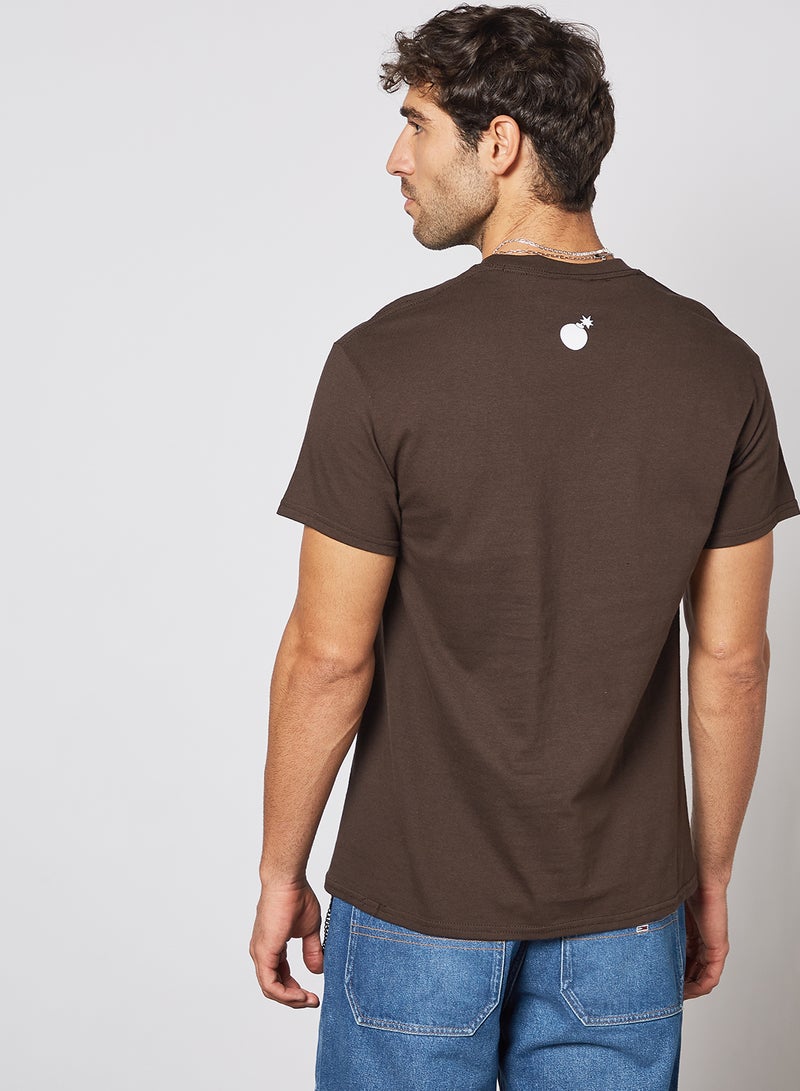 The Hundreds Plotting Graphic T-Shirt Brown  - Image 4