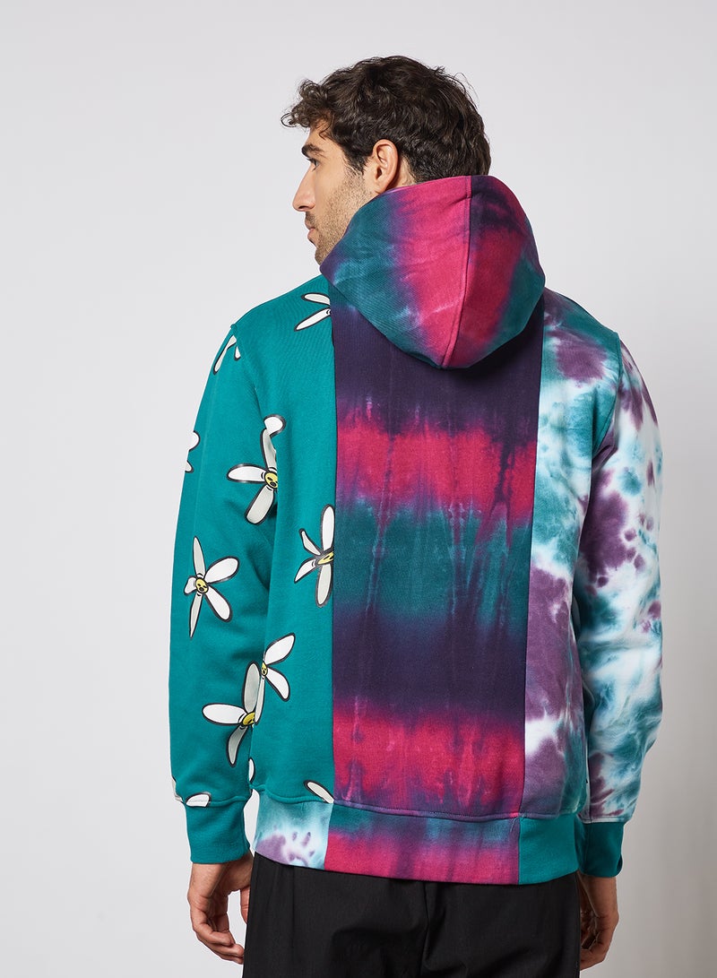 The Hundreds - Split Graphic Hoodie Multicolour - Image 1