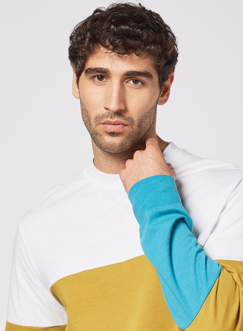 The Hundreds - Grove Colourblock T-Shirt Multicolour - Image 1