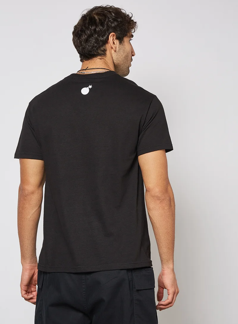 The Hundreds Claude Adam Graphic T-Shirt Black