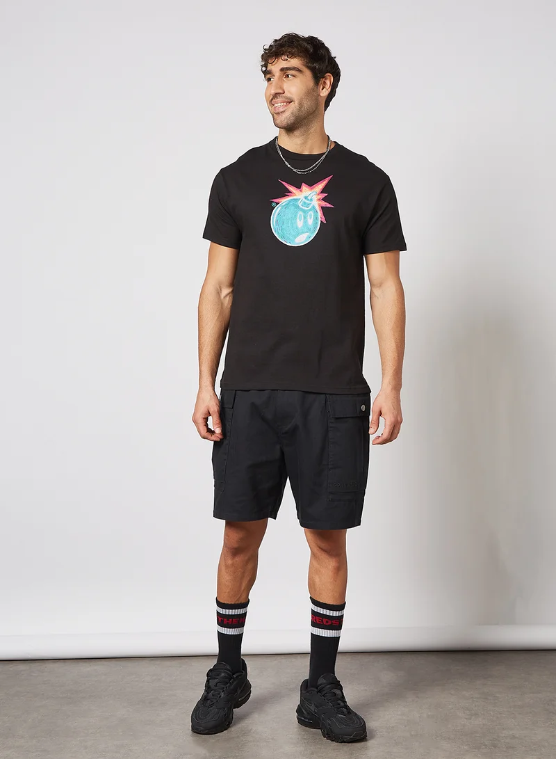 The Hundreds Claude Adam Graphic T-Shirt Black