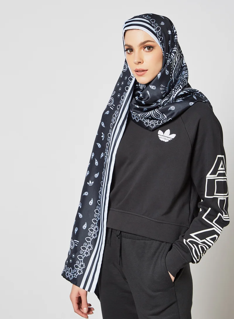 adidas Originals Logo Detailed Head Scarf