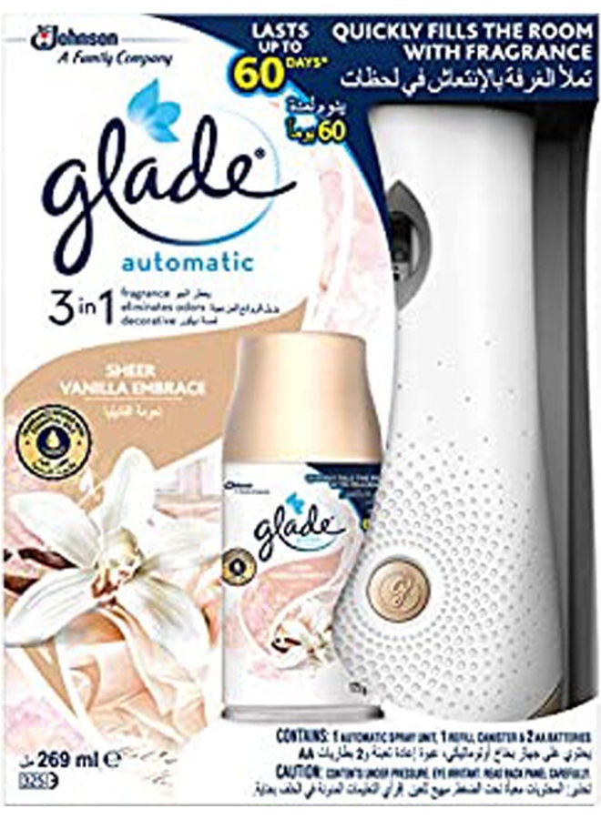 Glade - Automatic 3 In 1 Vanilla Base Multicolour 269ml - Image 1