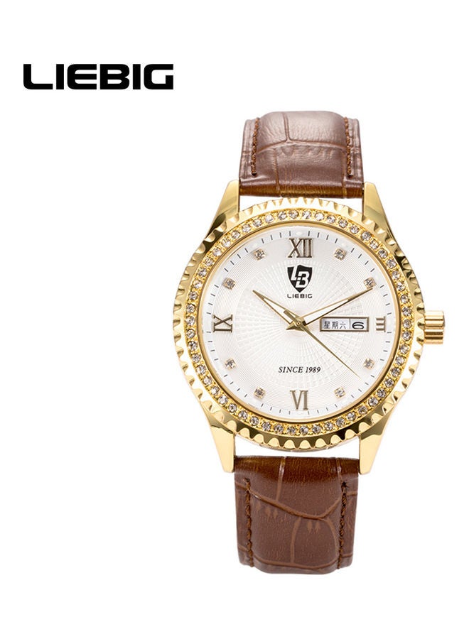 LIEBIG Men's Tyrant Leather Analog Watch - Image 5