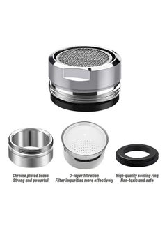 Generic 10-Piece Faucet Aerator Bubbler Filter Silver 34x1.2cm  - Image 2