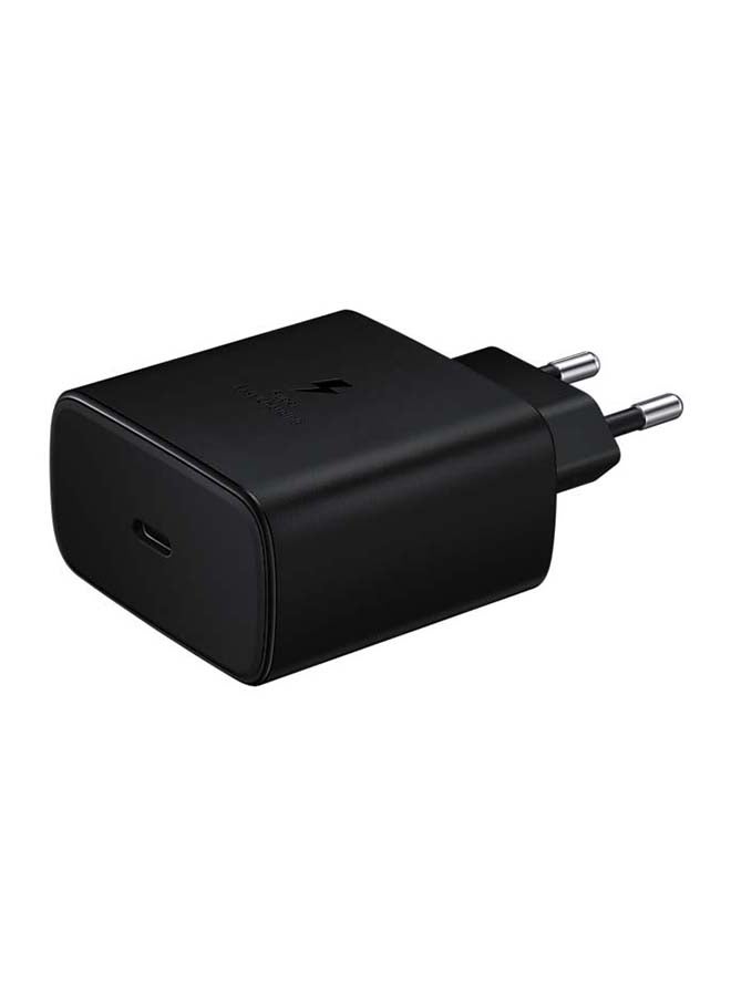 سامسونج محول الشحن السريع للسفر بمنفذ USB-C وقدرة 45 وات مع كابل USB-C سريع أسود  - Image 4