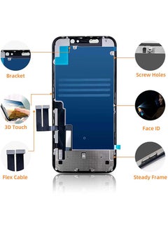 Phoni LCD Screen Replacement For iPhone 11 Black  - Image 4