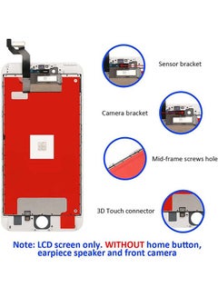 Phoni LCD Screen Replacement For iPhone 6S White  - Image 3