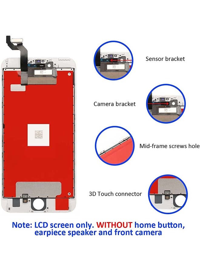 LCD Screen Replacement For iPhone 6S White