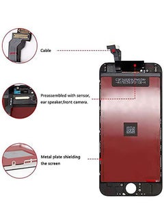 Phoni LCD Screen Replacement For iPhone 6 Black  - Image 2