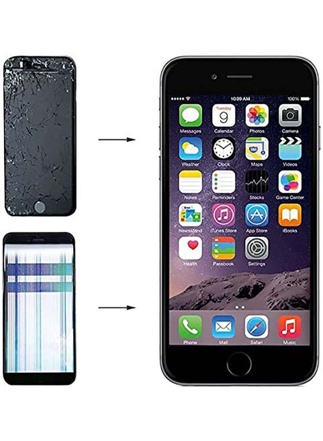 Phoni - LCD Screen Replacement For iPhone 6 Black - Image 1