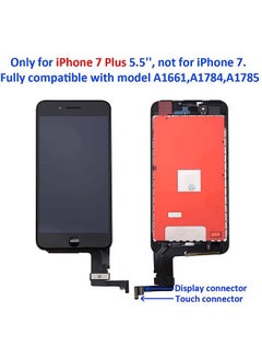 Phoni LCD Screen Replacement For iPhone 7 Plus Black  - Image 5