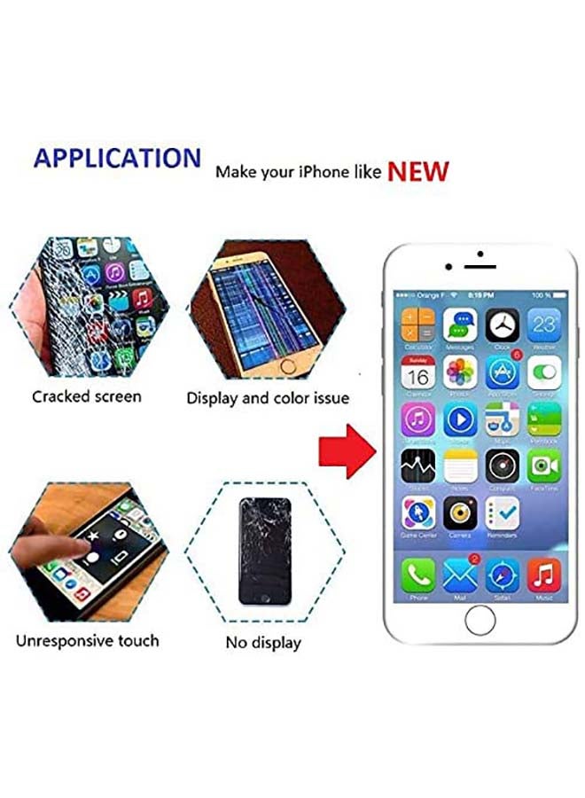 Phoni - LCD Screen Replacement For iPhone 6S Plus White - Image 1