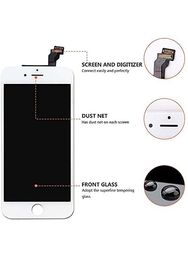 Phoni - LCD Screen Replacement For iPhone 6 White - Image 1