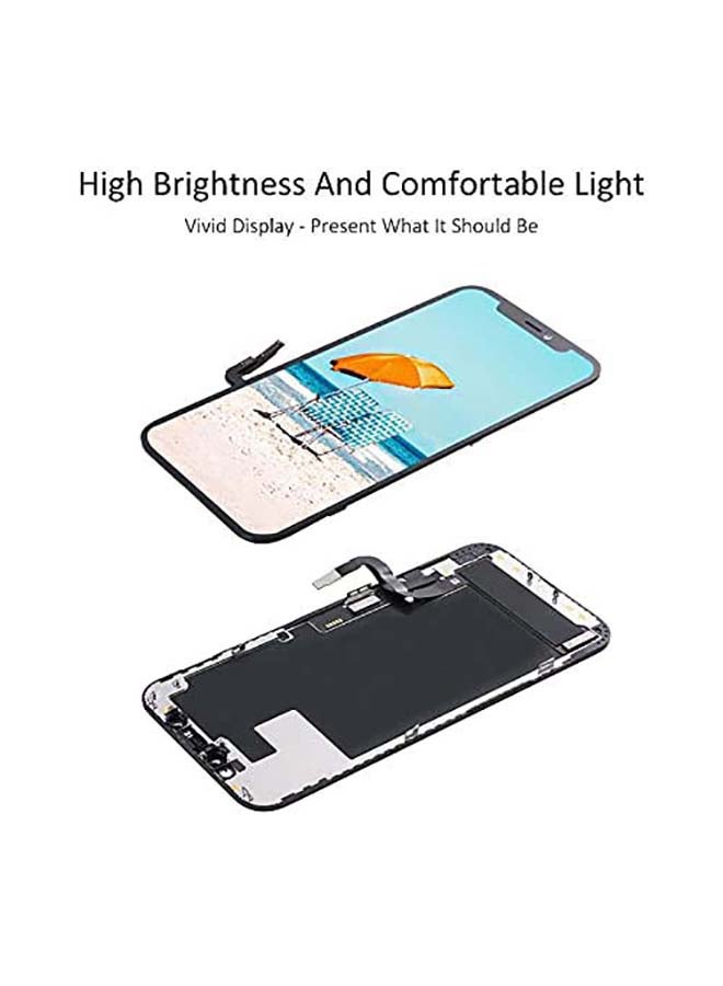 Phoni - LCD Screen Replacement For iPhone 12 Pro Max Black - Image 1