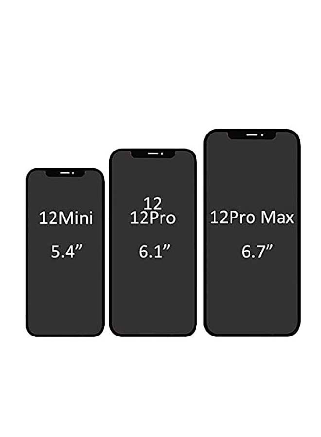 Phoni - LCD Screen Replacement For iPhone 12 Pro Max Black - Image 1