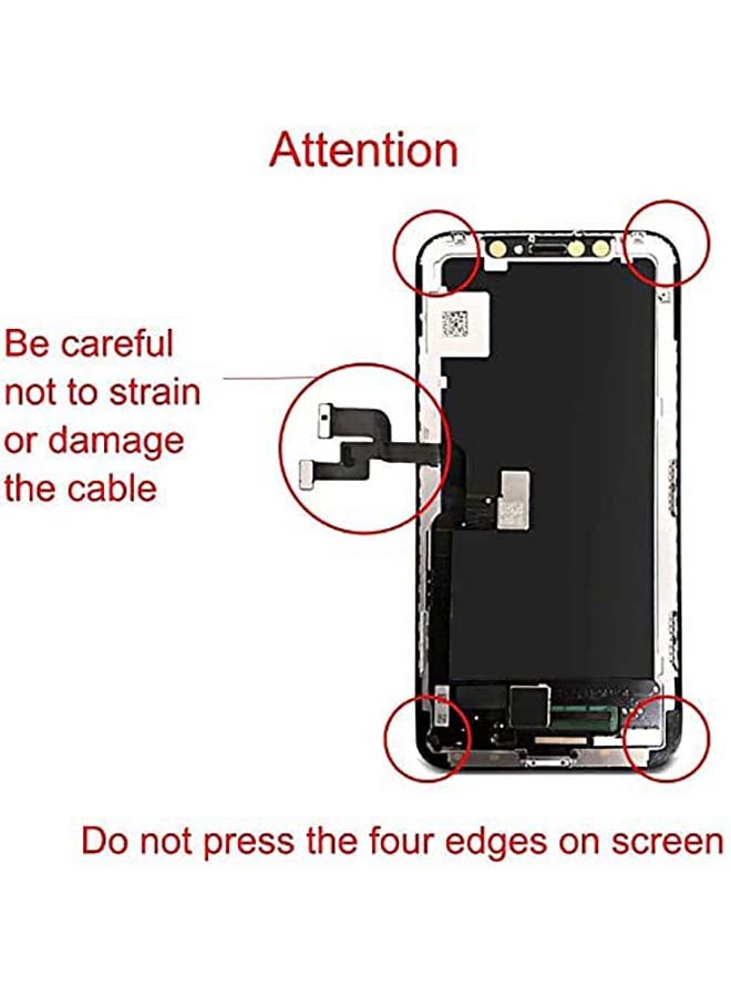 Phoni - LCD Screen Replacement For iPhone X Black - Image 1