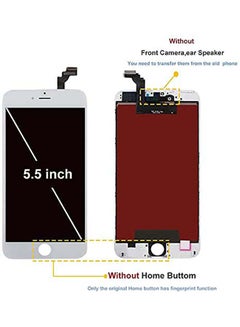 Phoni LCD Screen Replacement For iPhone 6 Plus White  - Image 2