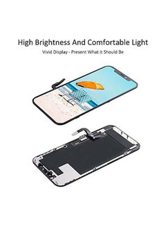 Phoni LCD Screen Replacement For iPhone 12 Black  - Image 2