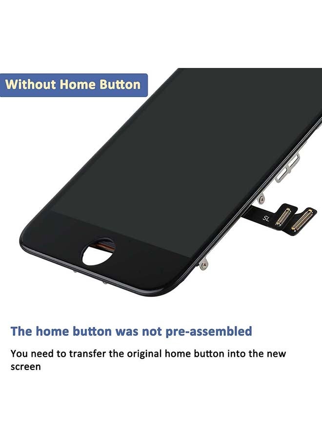 فوني شاشة LCD بديلة لهاتف آيفون 7 أسود - Image 3