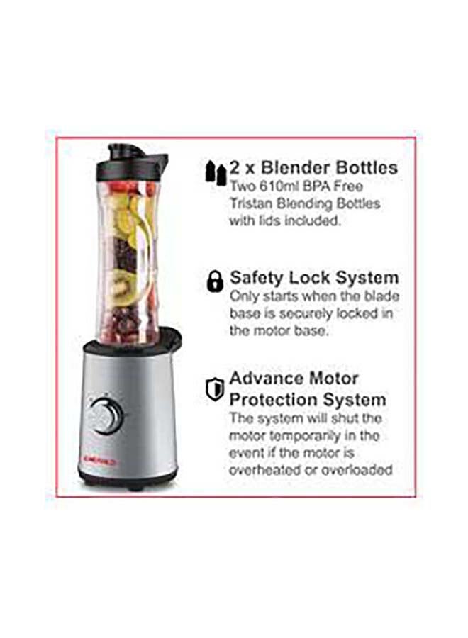 Emerald Bottle Blender & Smoothie Maker 630.0 ml 350.0 kW EK738MNB Gunmetal - Image 5