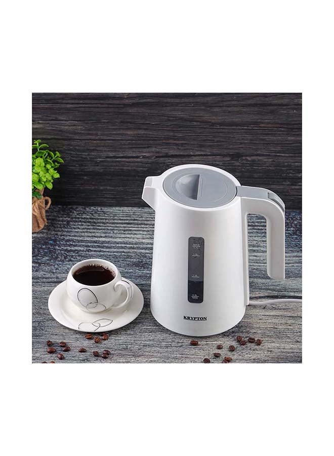 KRYPTON - Electric Kettle, Automatic Cut Off 1.7 L 2200 kW KNK5277 White - Image 1
