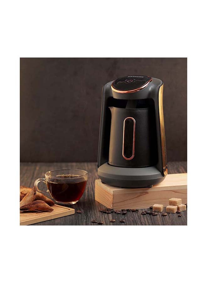 KRYPTON Turkish Coffee Maker, 4 Cups Brewing Capacity 600 W KNCM6322 Black - Image 4