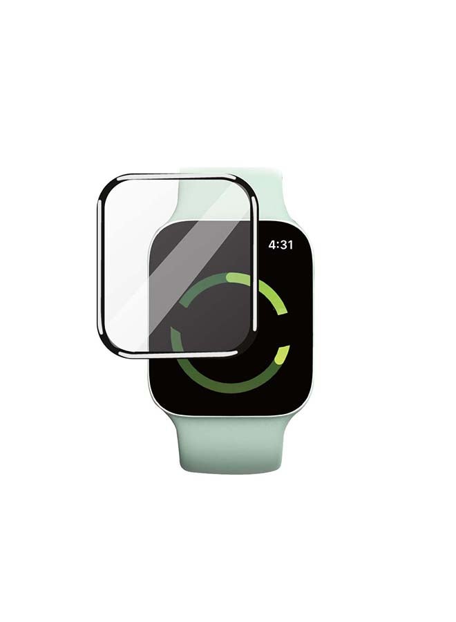 TWEGGON - Full Cover Screen Protector 3pcs  For Apple Watch Series 8 & 7 45mm Black/Clear - Image 1