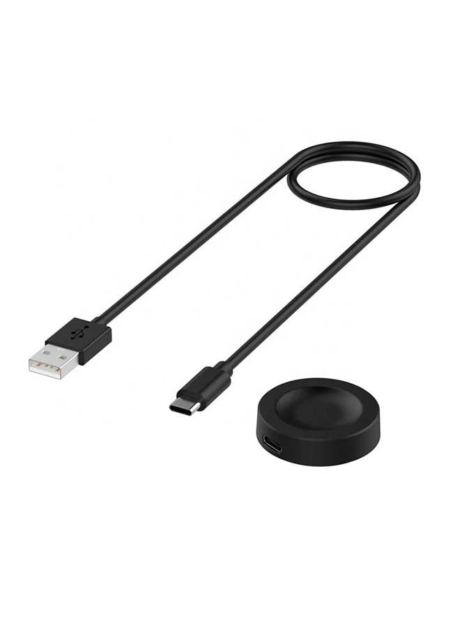 تي دبليو إي جي جي أو أن شاحن متوافق مع ساعة هواوي GT2 برو/ ووتش 3/ ووتش 3 برو أسود - Image 5