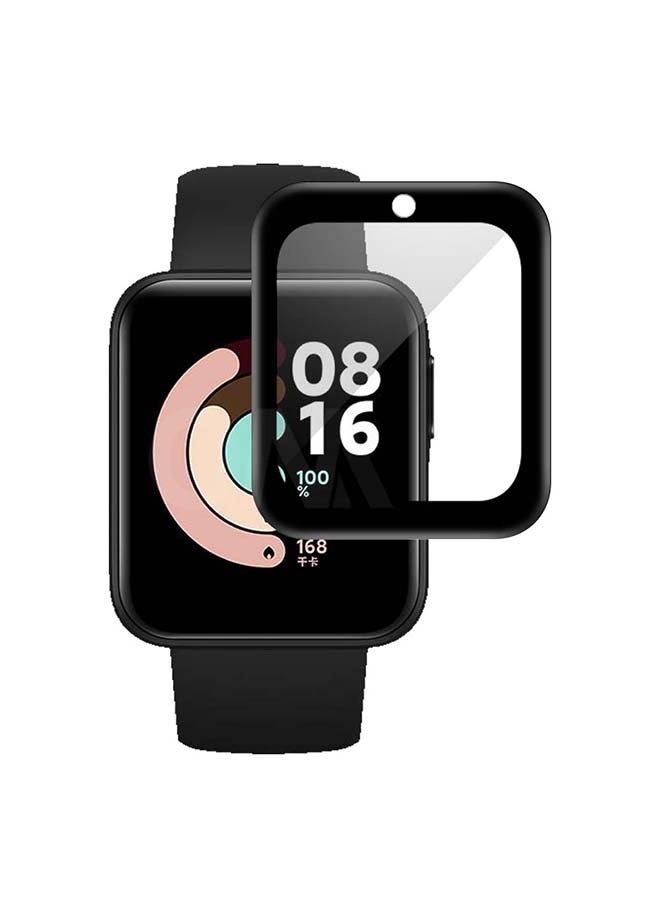 TWEGGON - Full Cover Screen Protector 3 pcs For Mi Watch Lite Black/Clear - Image 1