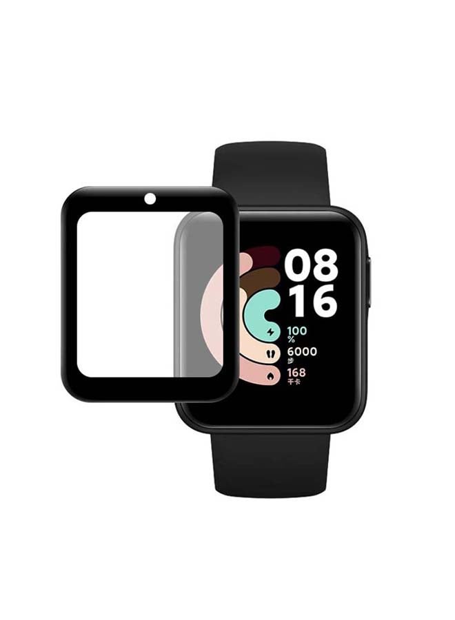 TWEGGON - Full Cover Screen Protector 3 pcs For Mi Watch Lite Black/Clear - Image 1