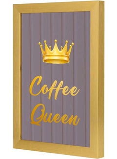 LOWHA Coffee Queen Wall Art Multicolour 23x33cm  - Image 3