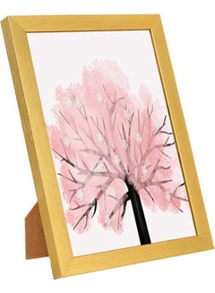 LOWHA Wall Art Tree For Home decor Gold/Pink/White 23x33cm  - Image 1