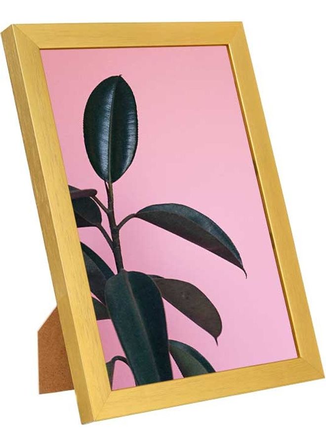 LOWHA Wall Art Rubber Plant For Home Decor Multicolour 23x33cm - Image 1