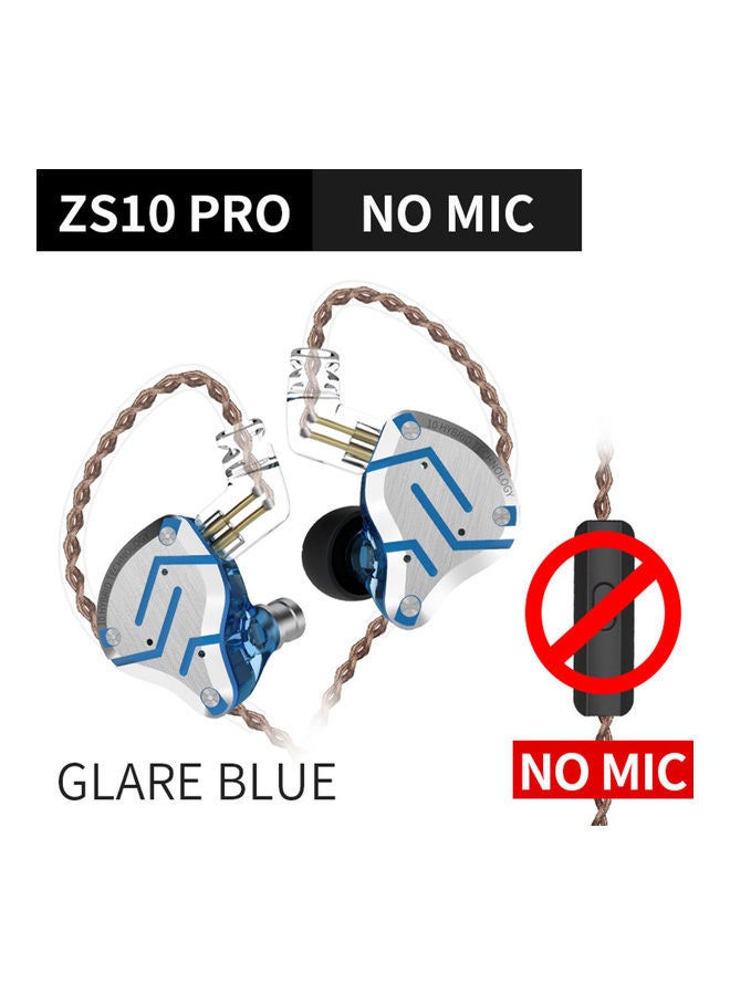 KZ - 3.5mm Wired In-ear Headphones Hybrid HiFi Music Earphone Multicolour - Image 1