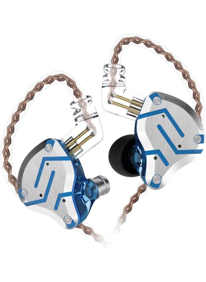 KZ - 3.5mm Wired In-ear Headphones Hybrid HiFi Music Earphone Multicolour - Image 1