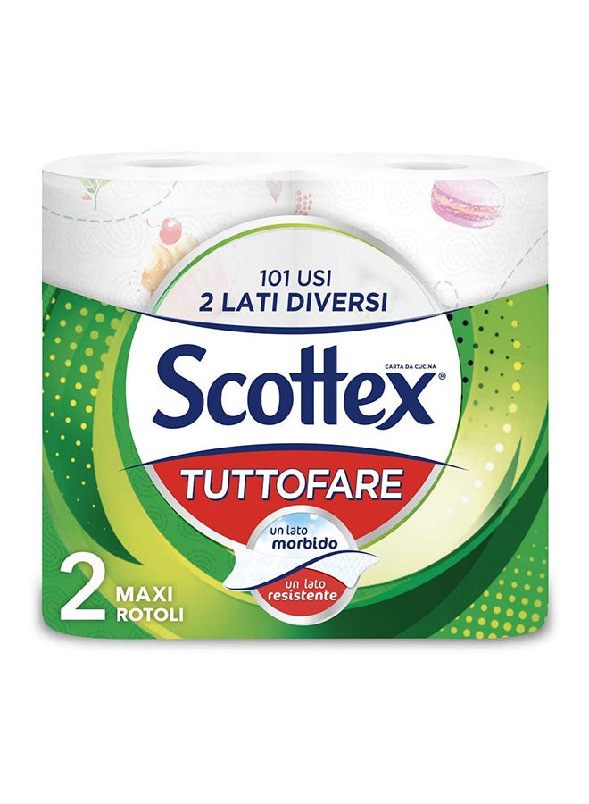 Scottex Kitchen Towel Tuttofare 2 Rolls White 22x27x13cm  - Image 1