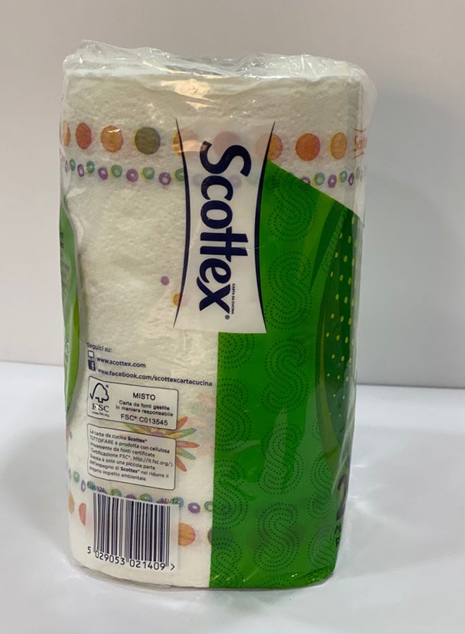 Scottex Kitchen Towel Tuttofare 2 Rolls White 22x27x13cm  - Image 4