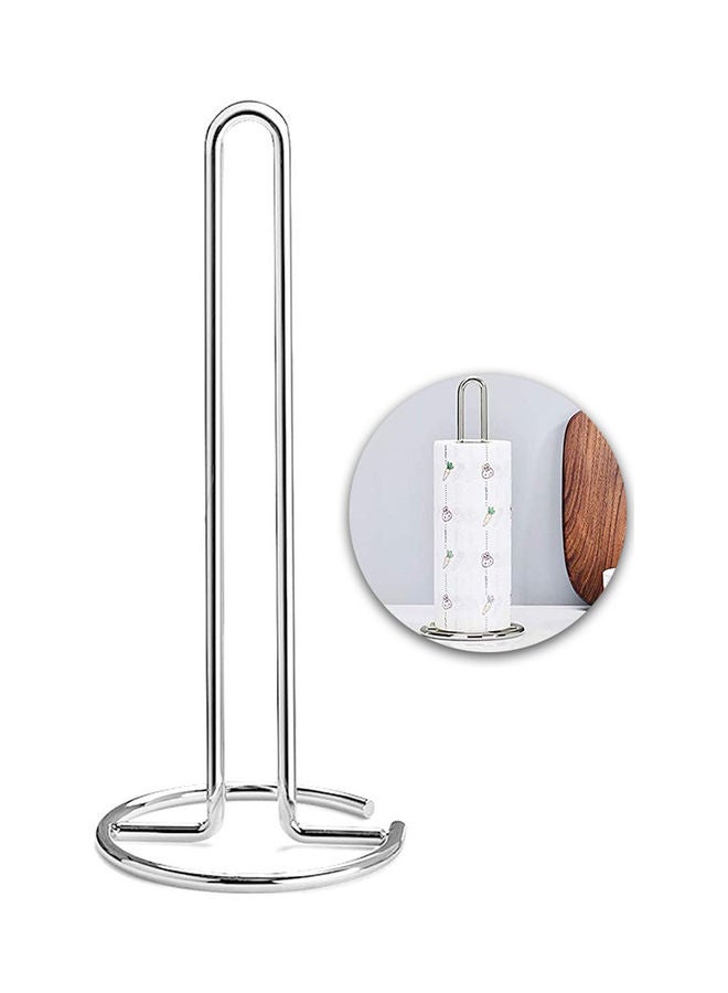Kitchen Roll Holder Silver 32x13cm  - Image 1