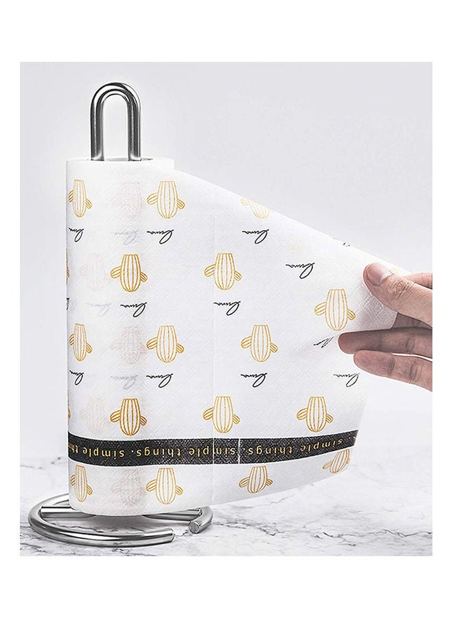 Kitchen Roll Holder Silver 32x13cm  - Image 5