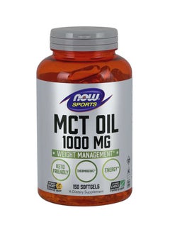 Now Foods MCT Oil 1000 MG 150 Softgels  - Image 1