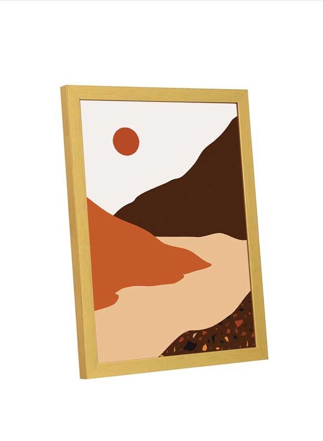 LOWHA Landscape Poster Wall Art For Home Décor Multicolour 23x33cm - Image 4