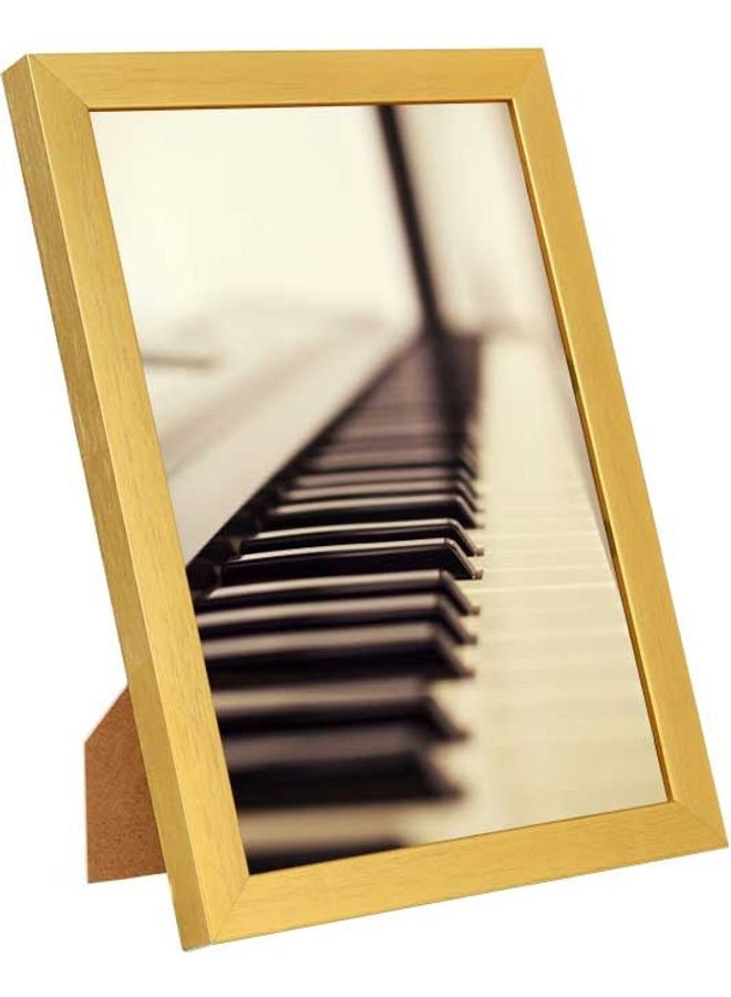 LOWHA - Wall Art Macro Photo Of Piano Keys For Home Decor Multicolour 23x33cm - Image 1